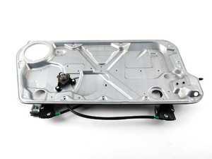 ES#298290 - 1C0837655B - Window Regulator with mounting plate - Left - Does not include the window crank - Genuine Volkswagen Audi - Volkswagen
