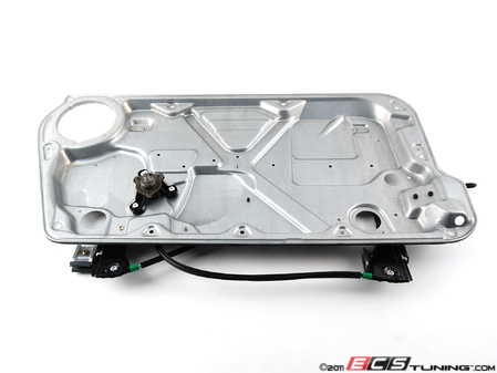 ES#298290 - 1C0837655B - Window Regulator with mounting plate - Left - Does not include the window crank - Genuine Volkswagen Audi - Volkswagen