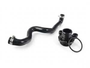 ES#5482479 - 060105la01KT - ECS Performance Coolant Outlet Hose Kit - Replace your failure-prone rubber coolant outlet hose with a durable, long-lasting silicone solution! Includes billet aluminum "mickey mouse" flange. - ECS - BMW
