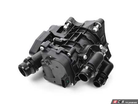 ES#5433734 - 11538642560 - Coolant Thermostat Assembly - Also called a Heat Management Module, this electronic thermostat controls coolant flow based on engine temperatures - Bremmen Parts - BMW