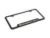 ES#3571859 - 5G0087700 - Rabbit GTI Edition License Plate Frame Kit - Black stainless steel plate frame, brushed aluminum key chain, and valve stem caps with the Rabbit logo - Genuine Volkswagen Audi - Volkswagen