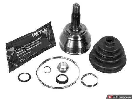ES#4328426 - 1H0498340X - Out CV Joint Kit  - Eliminate heavy clicking noises and restore smooth, vibration-free power delivery to your front wheels. - Meyle - Volkswagen