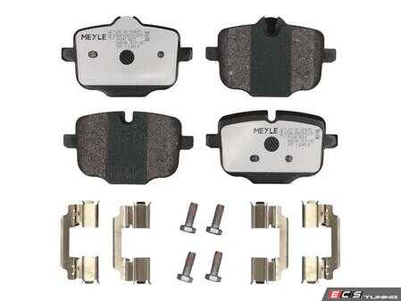 ES#5482224 - 34218847061PD - Premium Brake Pad Set - Rear - Restore your European machines stopping power with the premium Meyle-PD Performance and Design rear brake pad set. - Meyle - BMW