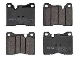 ES#5482226 - 252043715 - Rear Brake Pad Set - Restore that confident factory pedal feel with the Meyle Rear Brake Pad Set - Meyle - BMW