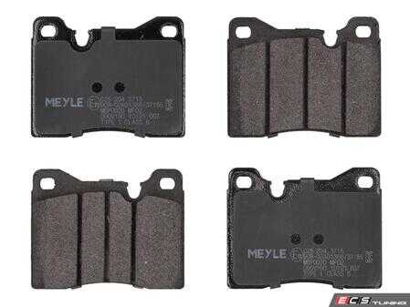 ES#5482226 - 252043715 - Rear Brake Pad Set - Restore that confident factory pedal feel with the Meyle Rear Brake Pad Set - Meyle - BMW
