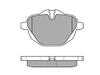 ES#5482240 - 252456118 - Brake Pad Set - Rear - Restore the factory crispness and dependable stopping power of your BMW's rear braking system with this premium Meyle ORIGINAL Quality Brake Pad Set. - Meyle - BMW