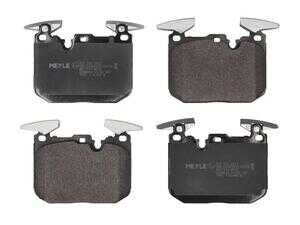 ES#5482288 - 252502817 - Brake Pad Set - Front - Restore the crisp, predictable braking performance your BMW was engineered to deliver with this premium Front Brake Pad Set from Meyle. - Meyle - BMW