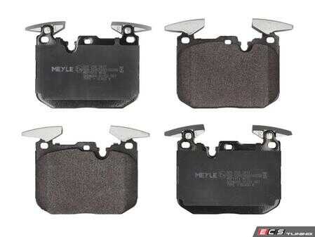 ES#5482288 - 252502817 - Brake Pad Set - Front - Restore the crisp, predictable braking performance your BMW was engineered to deliver with this premium Front Brake Pad Set from Meyle. - Meyle - BMW