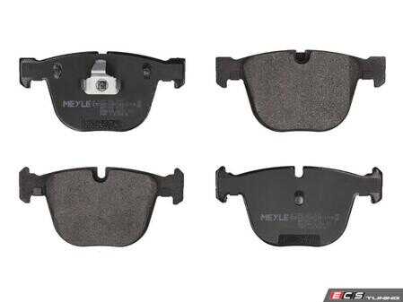 ES#5482333 - 252373017 - Brake Pad Set - Rear - Don't let worn-out friction material compromise your ultimate driving machine's safety and performanceupgrade back to original equipment standards with Meyle. - Meyle - BMW