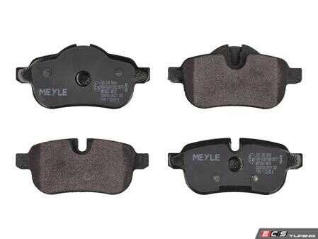 ES#5482354 - 252455918 - Rear Brake Pad Set - Your brakes deserve an upgrade that delivers both performance and peace of mind - Meyle - BMW