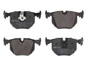 ES#5482387 - 252148717 - Brake Pad Set - Rear - Restore factory-fresh stopping performance and pristine pedal feel with this premium rear brake pad set from Meyle. - Meyle - BMW
