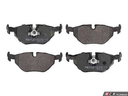 ES#5482400 - 252099517 - Rear Brake Pad Set - Don't settle for subpar stopping power or dusty wheels. - Meyle - BMW