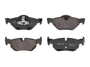 ES#5482410 - 252392617 - Brake Pad Set - Rear - Restore original stopping power and pedal feel to your European daily driver with this premium rear brake pad set from Meyle. - Meyle - BMW