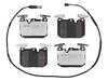 ES#5482429 - 0252502818PD - Premium Brake Pad Set - Front - Upgrade your stopping power and keep your wheels cleaner with this Meyle PD Front Brake Pad Set. - Meyle - BMW