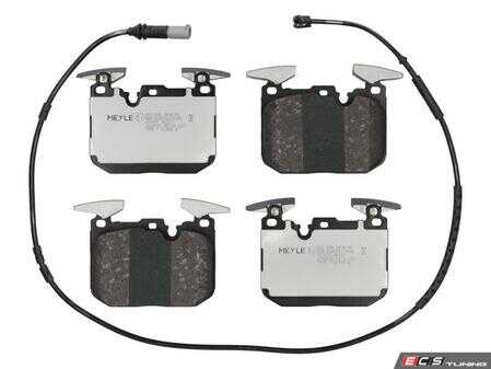 ES#5482429 - 0252502818PD - Premium Brake Pad Set - Front - Upgrade your stopping power and keep your wheels cleaner with this Meyle PD Front Brake Pad Set. - Meyle - BMW