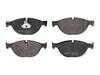 ES#5482432 - 252504519 - Brake Pad Set - Front - This Meyle Front Brake Pad Set is the solution for drivers seeking an exact-fit replacement that doesn't compromise on comfort or safety. - Meyle - BMW