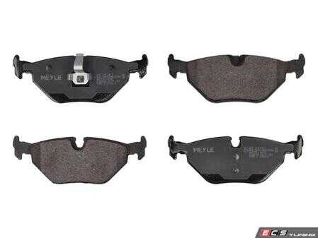 ES#5482448 - 252193417 - Brake Pad Set - Rear - This Meyle rear brake pad set offers an OE-level quality that bridges the gap between premium stopping power and everyday drivability. - Meyle - BMW