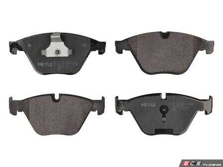 ES#5482477 - 252468820 - Brake Pad Set - Front - Designed as a direct-fit replacement for your worn-out factory pads, this complete Meyle set eliminates the guesswork from your next brake service. - Meyle - BMW