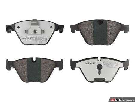 ES#5482481 - 0252468820PD - Premium Brake Pad Set - Front - Restore the crisp pedal feel and confident stopping power your luxury sedan or coupe deserves with this premium front brake pad set from Meyle. - Meyle - BMW