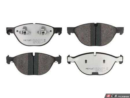 ES#5482482 - 0252417219PD - Front Brake Pad Set - Restore the crisp, predictable stopping power your European vehicle had when it rolled off the assembly line. - Meyle - BMW