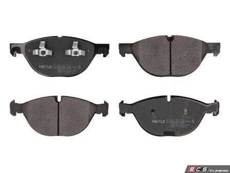ES#5482489 - 252417219 - Front Brake Pad Set - Restore the crisp, predictable stopping power your European vehicle had when it rolled off the assembly line. - Meyle - BMW