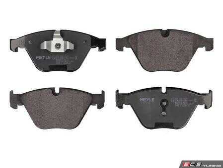 ES#5482497 - 252331320 - Brake Pad Set - Front - Restore the crisp, predictable stopping power your BMW deserves with this premium front brake pad set from Meyle. - Meyle - BMW