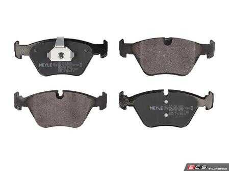 ES#5482513 - 252318320 - Brake Pad Set - Front - Perfect for a routine brake service, this premium-quality set from Meyle provides consistent stopping power and minimal rotor wear. - Meyle - BMW