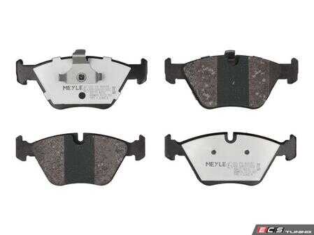 ES#5482515 - 0252199020PD - Meyle Premium Brake Pad Set - Front - The Meyle-PD Premium Front Brake Pad Set is engineered to provide an exceptional balance of daily driving comfort, long-lasting durability, and bite. - Meyle - BMW
