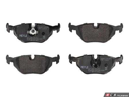 ES#5482516 - 0252160717 - Rear Brake Pad Set - Designed as a premium, direct-fit replacement for your European enthusiast vehicle, these pads are engineered to meet or exceed strict OE specifications. - Meyle - BMW