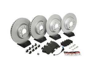 ES#5434738 - 5QV615301KT2 - Front & Rear Brake Service Kit - Featuring Genuine Rotors, and Pads - Genuine Volkswagen Audi - Volkswagen