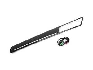 ES#2806565 - 5G4858065BCSJ - Door Trim Molding - Matte Aluminum/Carbon - Left - Genuine Volkswagen Audi - Volkswagen
