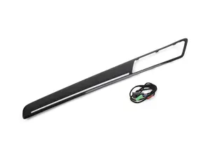 Door Trim Molding - Matte Aluminum/Carbon - Left