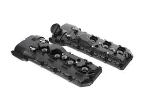 ES#4709318 - S65VCWBLK - S65 Aluminum Valve Cover - Wrinkle Black - With the NRW S65 Aluminum Valve Cover - Wrinkle Black, BMW owners can eliminate common S65 issues and enhance the engine bay with race-grade quality - NRW Design - BMW