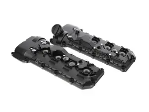 S65 Aluminum Valve Cover - Wrinkle Black