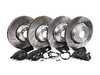 ES#5423135 - 34112282806ttKT - Front And Rear Brake Service Kit  - Features SHW Performance cross-drilled rotors, Pagid pads, and a wear sensors - Assembled By ECS - BMW