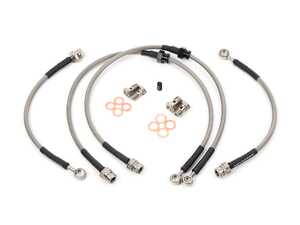 ES#3245713 - HVW4PPCLR - Sport Brake Lines - Kit (Clear) - Complete set of DOT-compliant lines for an improved pedal feel - Neuspeed - 