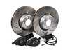 ES#5423135 - 34112282806ttKT - Front And Rear Brake Service Kit  - Features SHW Performance cross-drilled rotors, Pagid pads, and a wear sensors - Assembled By ECS - BMW