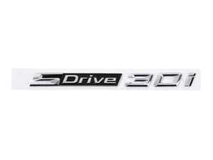 ES#3573918 - 51148737324 - Model Emblem - S-Drive 30I - Genuine BMW - BMW