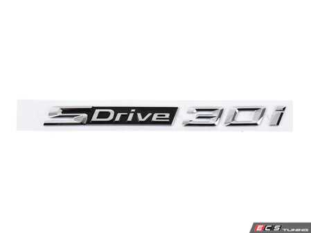ES#3573918 - 51148737324 - Model Emblem - S-Drive 30I - Genuine BMW - BMW