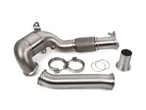 ES#4726470 - UH073-EXA - Unitronic Performance Downpipe 2.0 TSI MQB EA888.3 FWD - Direct bolt-on upgrade with a GESi 5 G-Sport UHO+ 400cpsi Catalytic Converter. - Unitronic - Audi Volkswagen