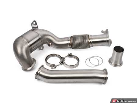 ES#4726470 - UH073-EXA - Unitronic Performance Downpipe 2.0 TSI MQB EA888.3 FWD - Direct bolt-on upgrade with a GESi 5 G-Sport UHO+ 400cpsi Catalytic Converter. - Unitronic - Audi Volkswagen