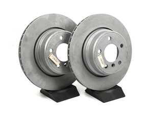 ES#4736879 - 34216756849zKT - Rear Brake Rotors - Pair (324x20) - Restore your BMW's smooth braking performance with a new set of OEM rotors! - Zimmermann - BMW