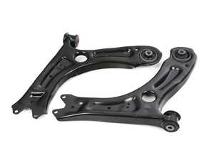 ES#5481957 - 5C0407151DKT - Front Control Arms - Left & Right - Lower control arms with bushings - Assembled By ECS - Volkswagen