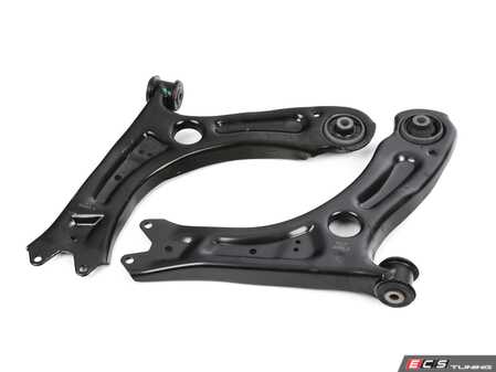 ES#5481957 - 5C0407151DKT - Front Control Arms - Left & Right - Lower control arms with bushings - Assembled By ECS - Volkswagen