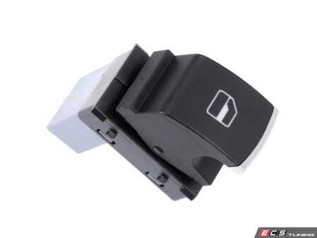 ES#5491647 - 5K0959855XSH - Window Switch - Chrome - Single switch for passenger and both rear doors - URO - Volkswagen