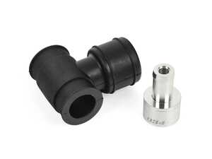 ES#5482584 - 06a103247KT7 - Lower PCV Bleeder Valve Upgrade Kit - Eliminate dangerous boost leaks and permanently fix your engine's most vulnerable vacuum path with this billet check valve and T-housing bundle. - Assembled By ECS - Audi Volkswagen
