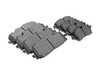 ES#5445246 - b9sfrpKT - Front & Rear HPS 5.0 Performance Brake Pad Set - Next generation high performance street brake pad offering greater stopping power and pedal feel, with very low dust - Hawk - Audi