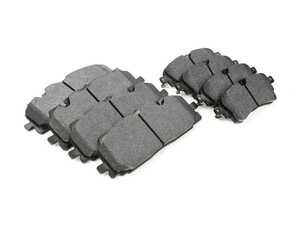 ES#5445246 - b9sfrpKT - Front & Rear HPS 5.0 Performance Brake Pad Set - Next generation high performance street brake pad offering greater stopping power and pedal feel, with very low dust - Hawk - Audi