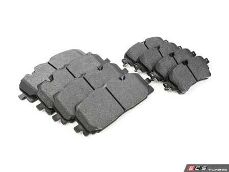 ES#5445246 - b9sfrpKT - Front & Rear HPS 5.0 Performance Brake Pad Set - Next generation high performance street brake pad offering greater stopping power and pedal feel, with very low dust - Hawk - Audi