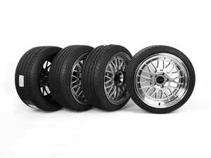 ES#5480876 - sd881-IM-22540/2 - 18" Alzor Style 881 "Install Ready" Wheel & Tire Package - Ironman (225/40R18 / 255/35R18)*Scratch And Dent* - Scratch & Dent - BMW